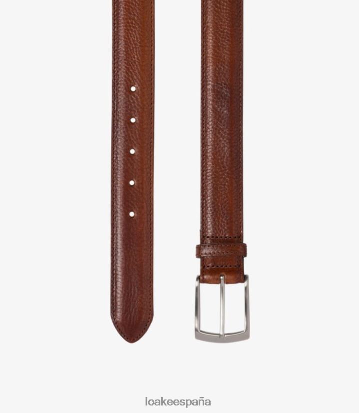 accesorios Loake cinturón henry grano de caoba 8LF0BH207