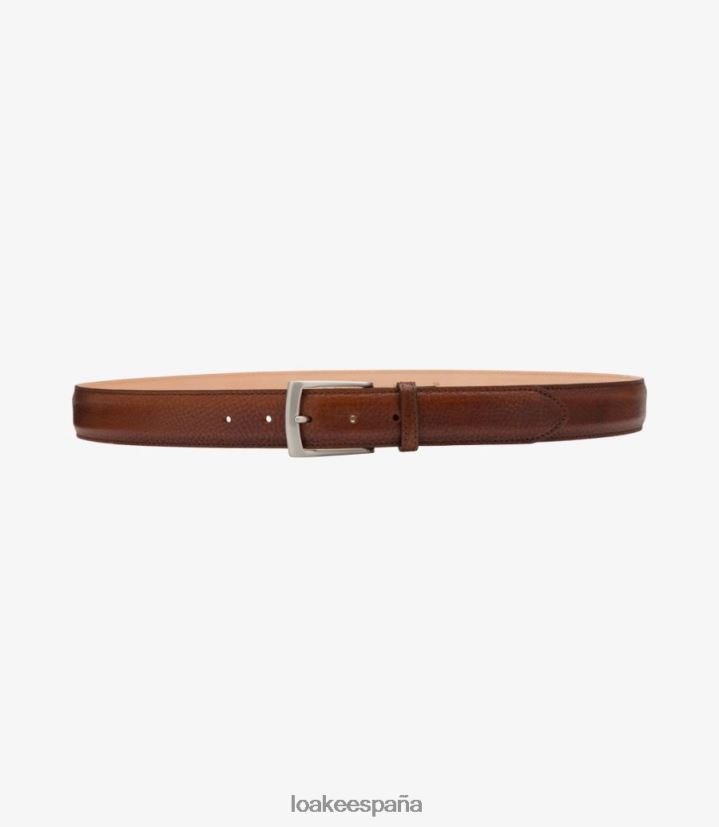 accesorios Loake cinturón henry grano de caoba 8LF0BH207