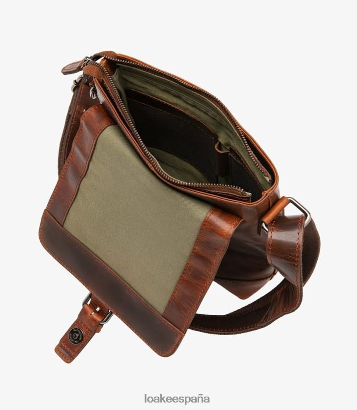 cuero Loake bolso de la orilla marrón 8LF0BH230