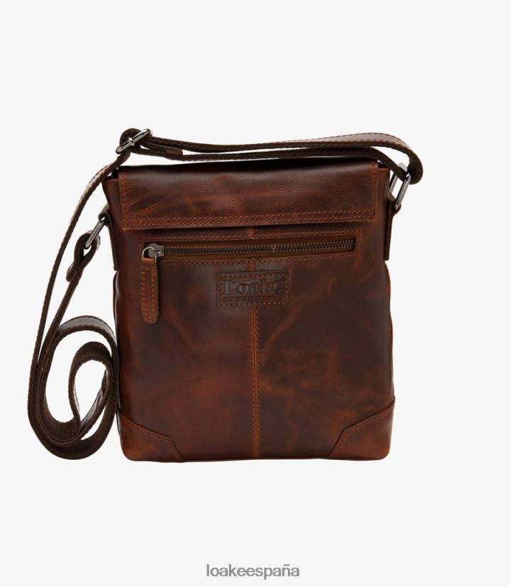 cuero Loake bolso de la orilla marrón 8LF0BH230