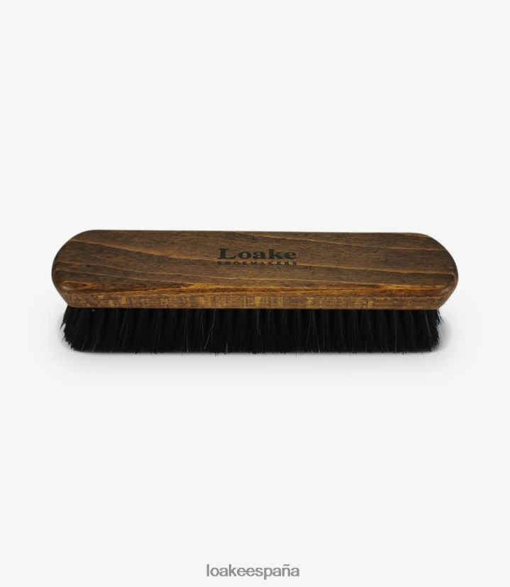 cuidado del calzado Loake cepillo grande de crin de caballo negro 8LF0BH280