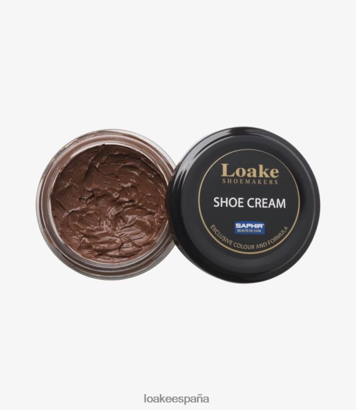 cuidado del calzado Loake crema de cuero marrón 8LF0BH274