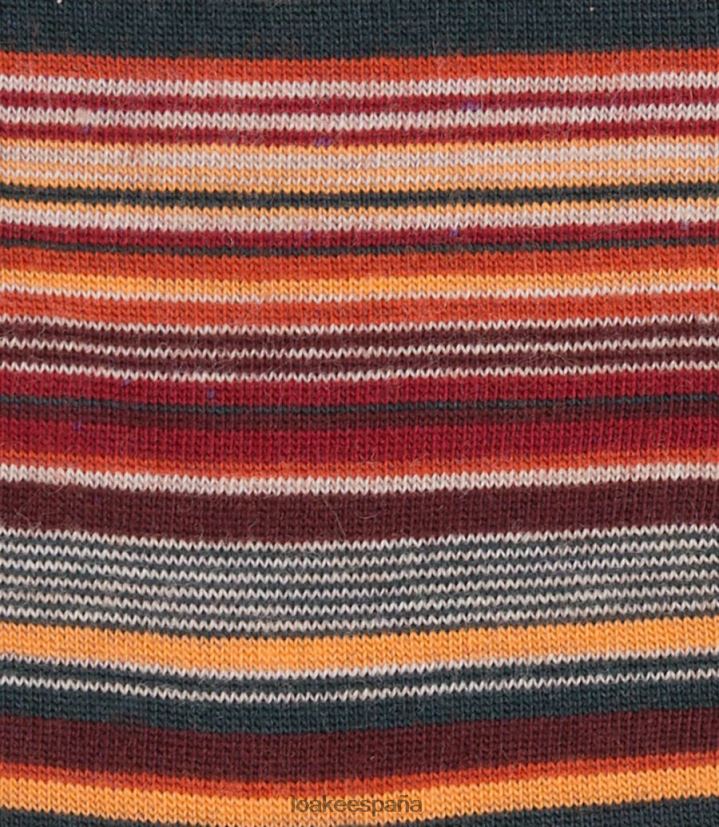 accesorios Loake calcetines vino raya estrecha multicolor 8LF0BH262