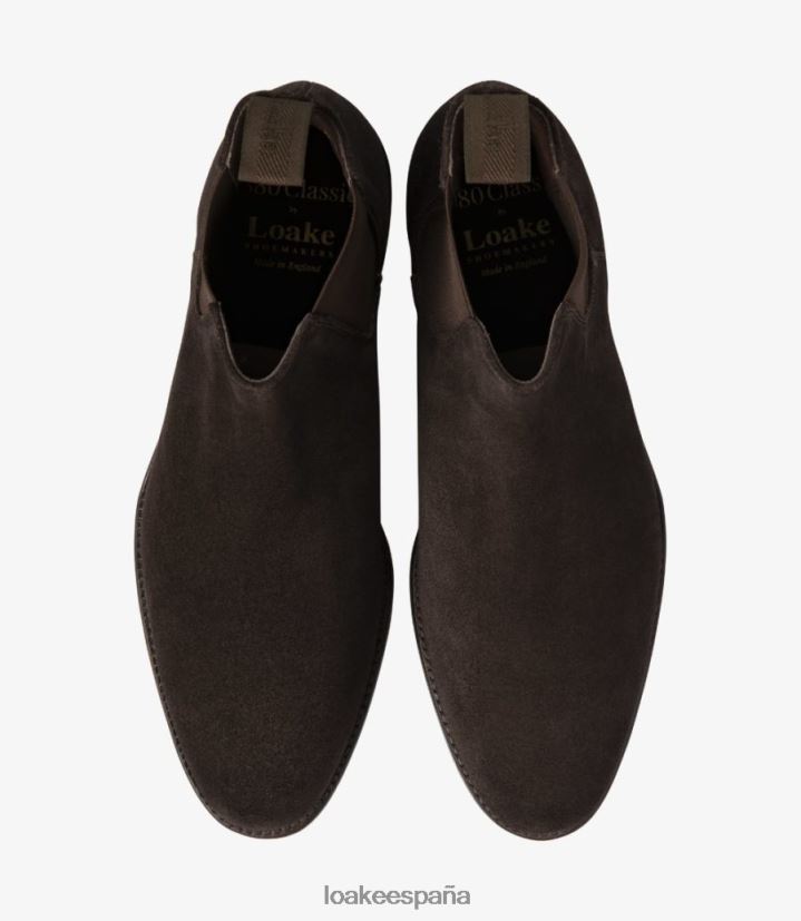 botas Loake puerta de cobre ante marrón oscuro 8LF0BH92
