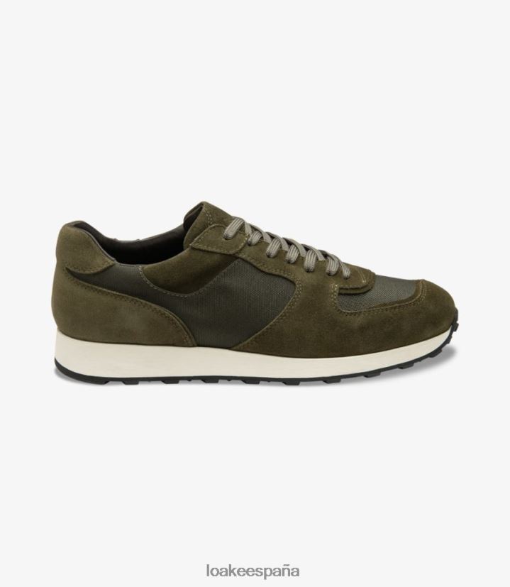 entrenadores y zapatillas de deporte Loake alentar ante verde 8LF0BH36