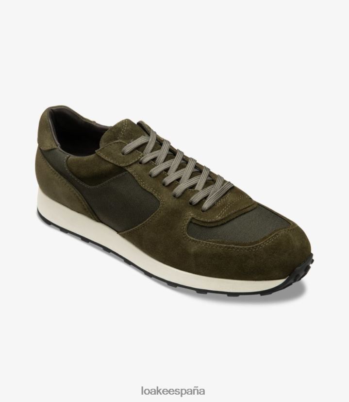entrenadores y zapatillas de deporte Loake alentar ante verde 8LF0BH36
