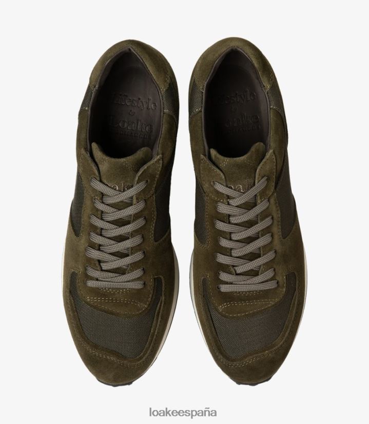 entrenadores y zapatillas de deporte Loake alentar ante verde 8LF0BH36