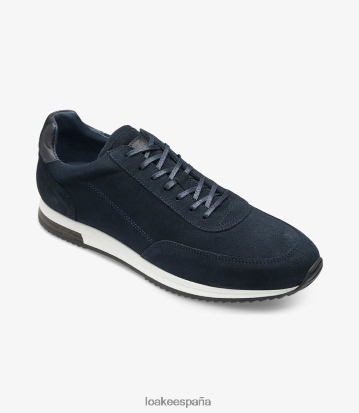 entrenadores y zapatillas de deporte Loake barandilla ante azul marino 8LF0BH42