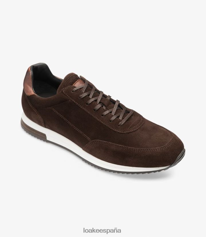 entrenadores y zapatillas de deporte Loake barandilla ante marrón oscuro 8LF0BH43